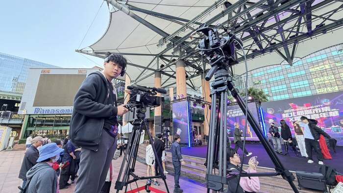 20251129 新北耶誕城,女神盃比賽,正修直播隊轉播圖片